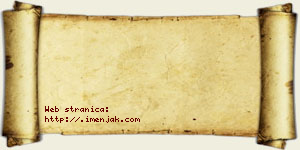 Isidor Sokolović vizit kartica